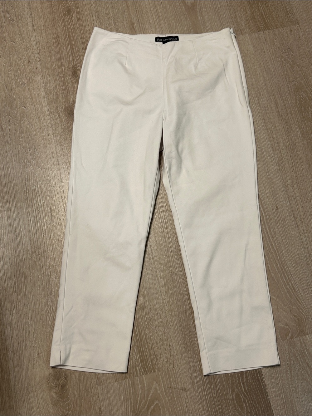 Luxe by Eric Signiture Cropped High Waisted Dress Pants Sz 6